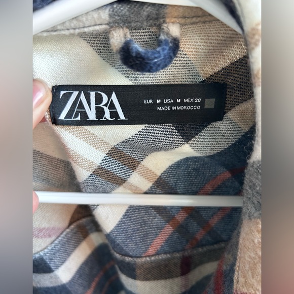 zara plaid shacket - Picture 3 of 3